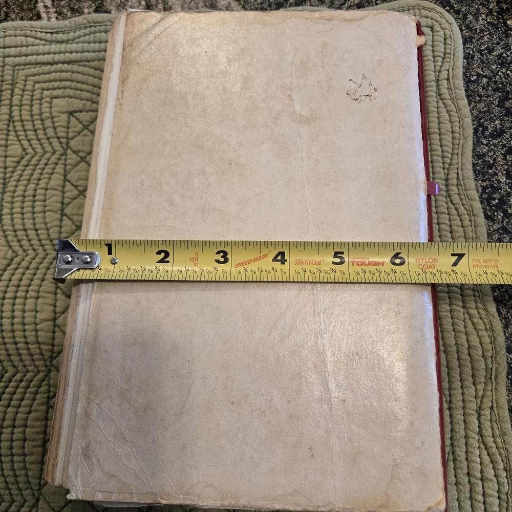 Vintage (1972) Grange Pennsylvania State Cookbook 536 Pages Over 1500 Recipes